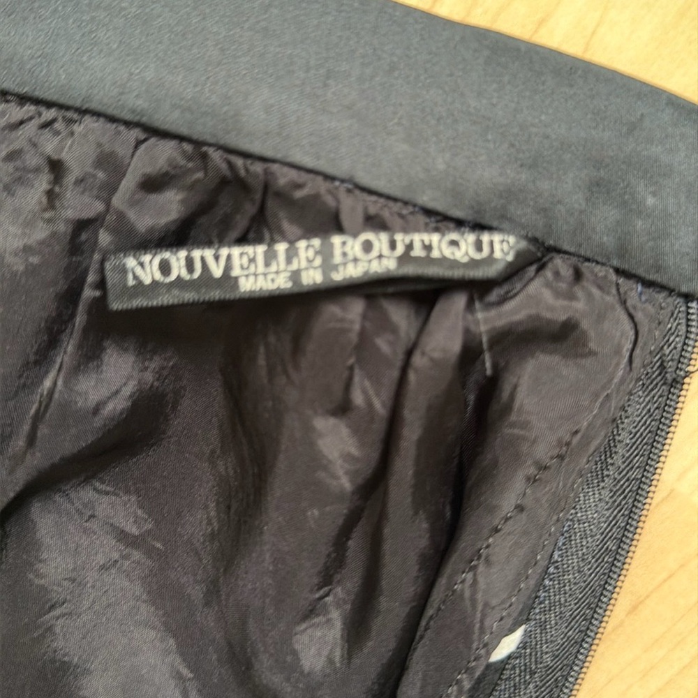Givenchy Nouvelle Boutique black white cotton skirt, size 2 - Picture 5 of 8